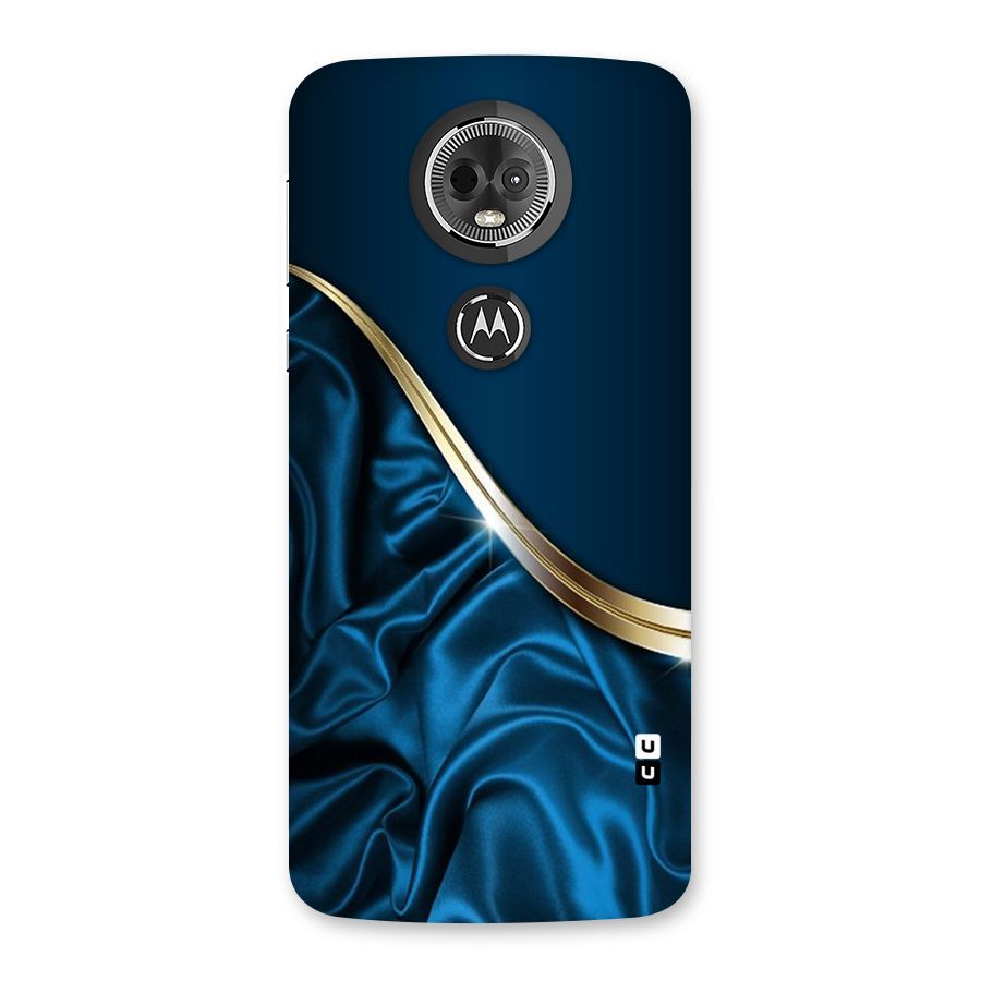 Blue Smooth Flow Back Case for Moto E5 Plus