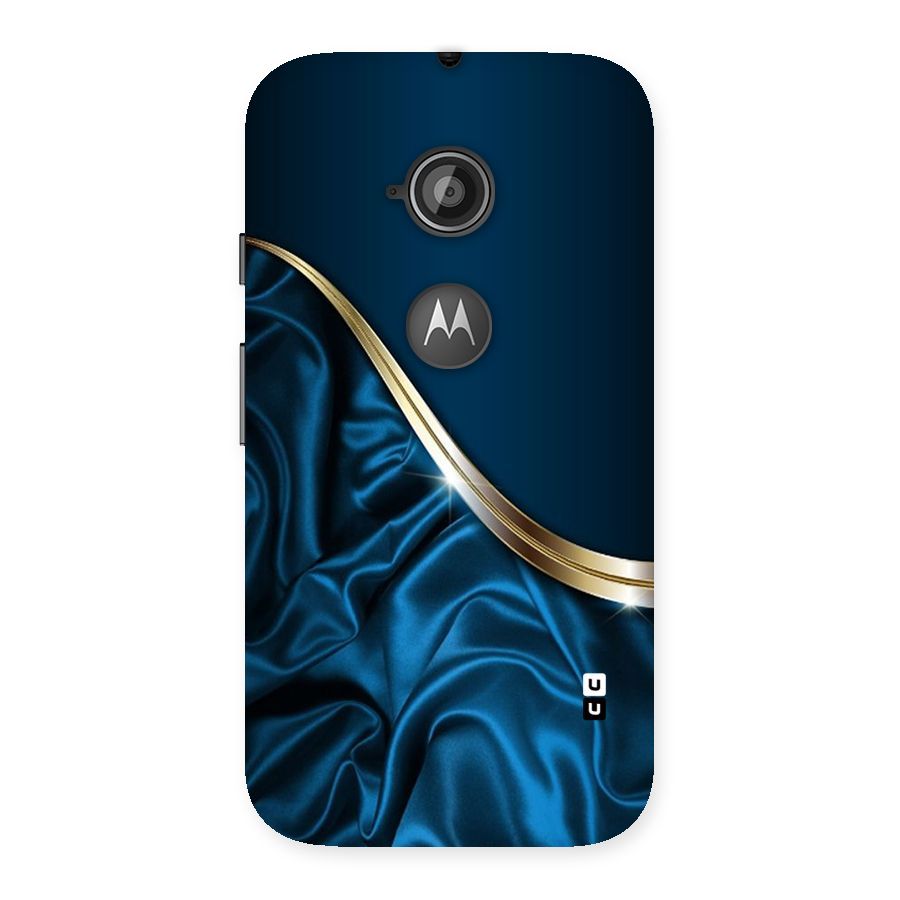 Blue Smooth Flow Back Case for Moto E 2nd Gen