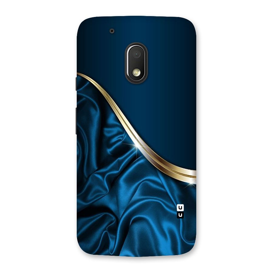 Blue Smooth Flow Back Case for Moto G4 Play