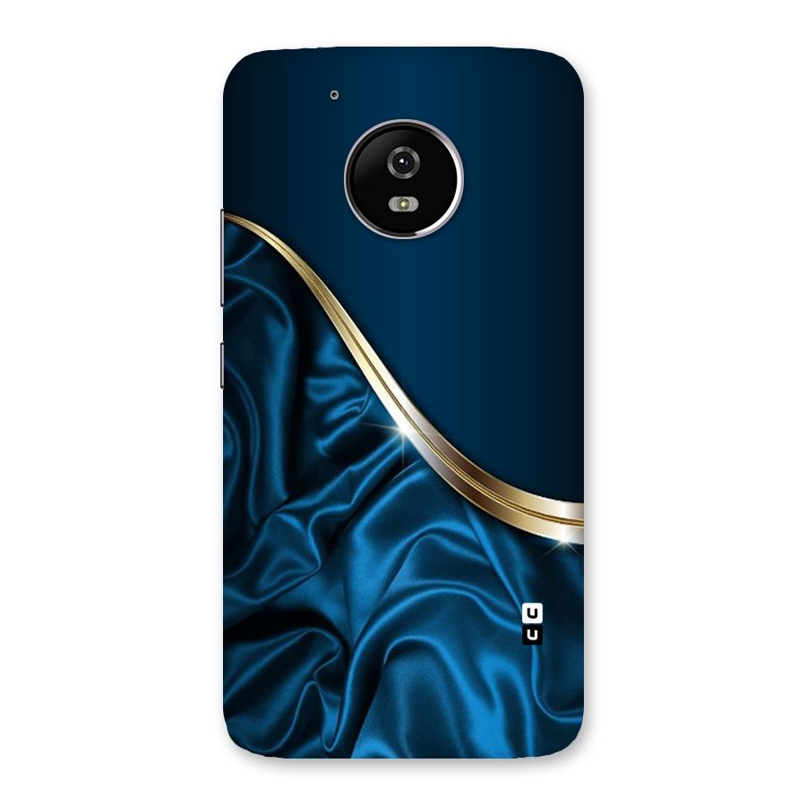 Blue Smooth Flow Back Case for Moto G5