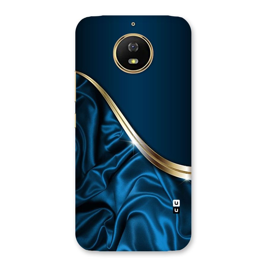 Blue Smooth Flow Back Case for Moto G5s