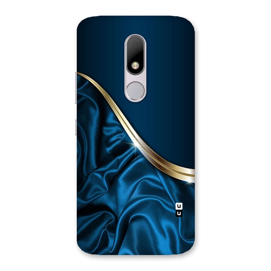 Blue Smooth Flow Back Case for Moto M