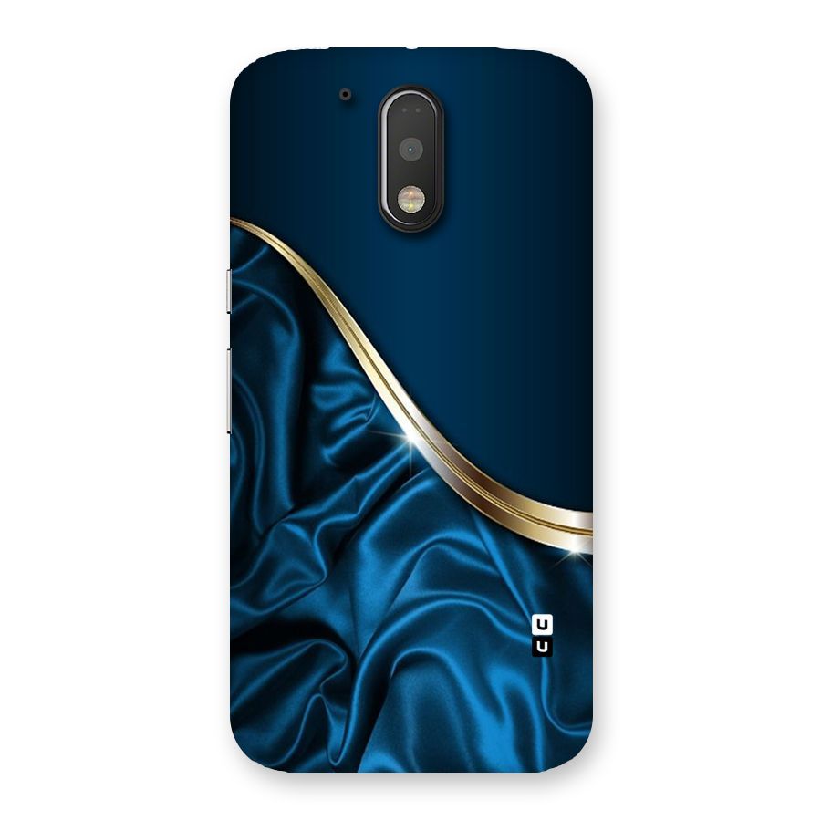 Blue Smooth Flow Back Case for Motorola Moto G4 Plus