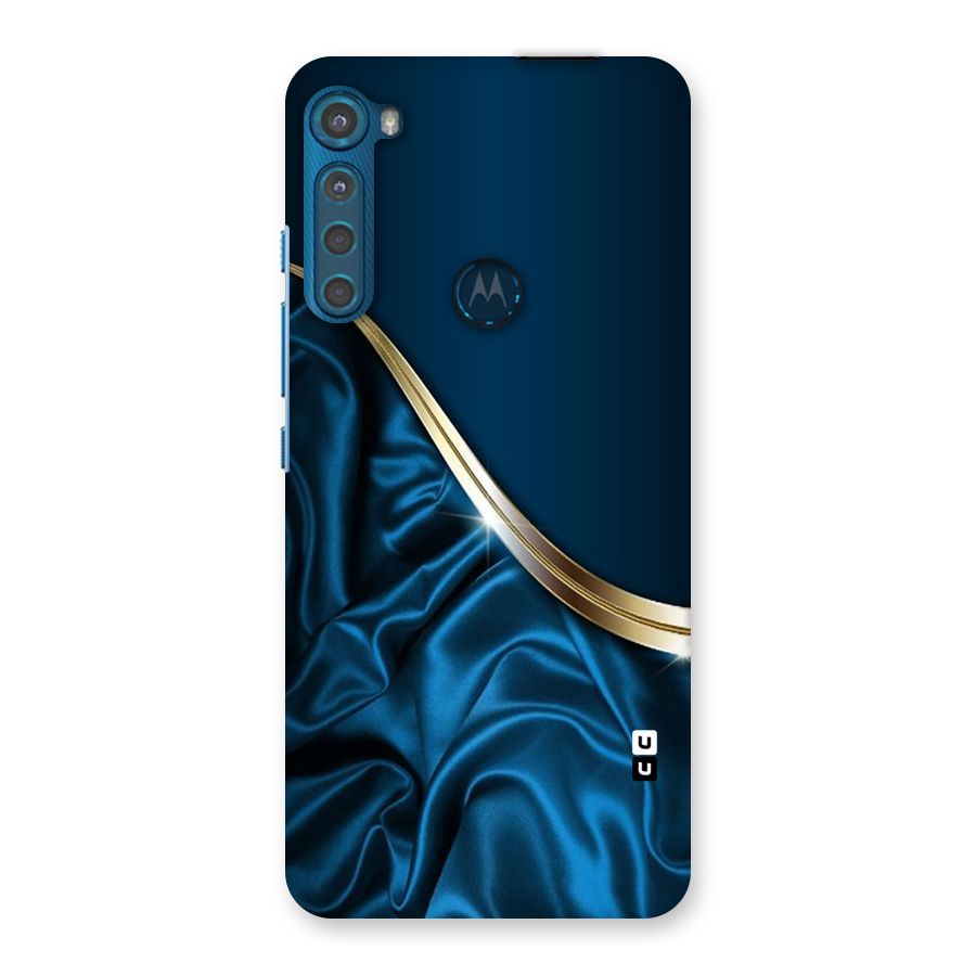 Blue Smooth Flow Back Case for Motorola One Fusion Plus