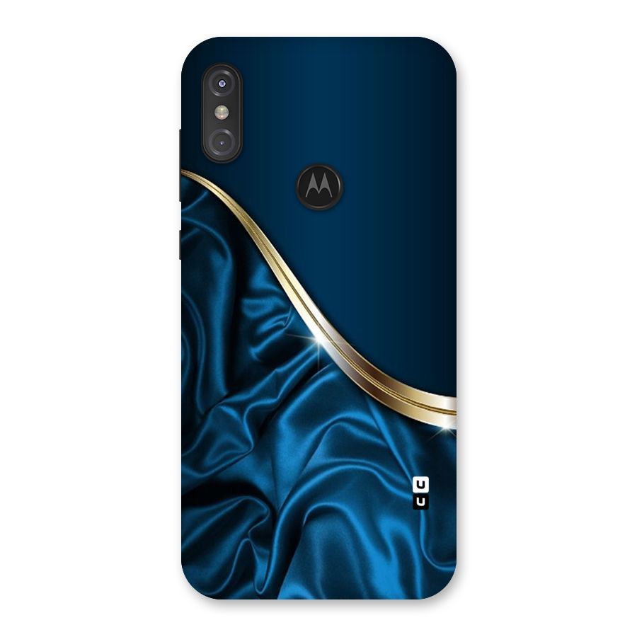 Blue Smooth Flow Back Case for Motorola One Power