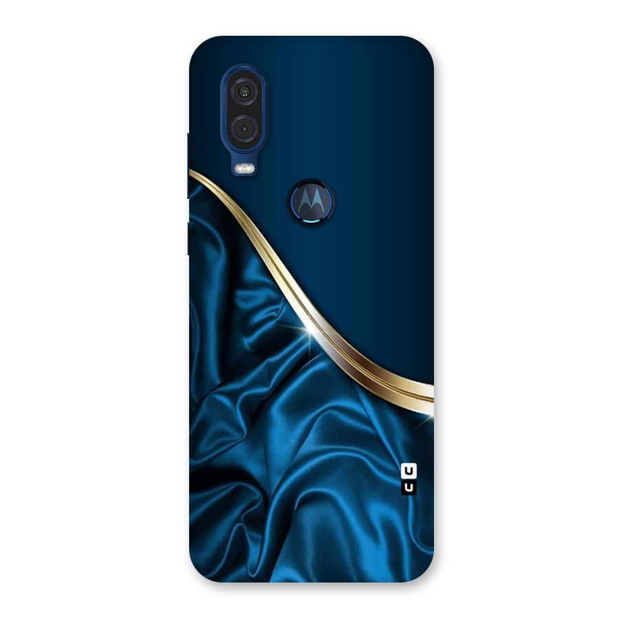 Blue Smooth Flow Back Case for Motorola One Vision