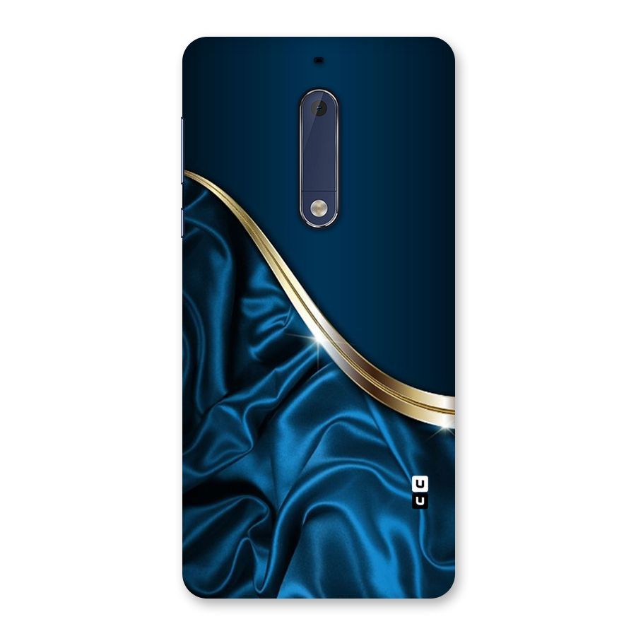 Blue Smooth Flow Back Case for Nokia 5
