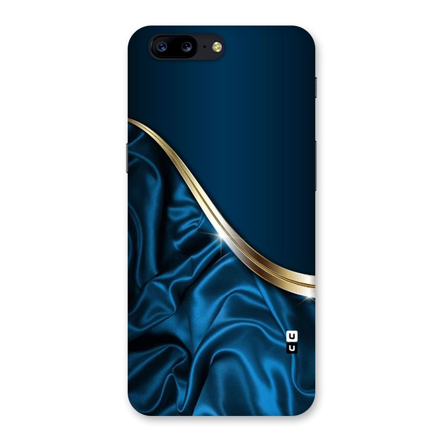 Blue Smooth Flow Back Case for OnePlus 5