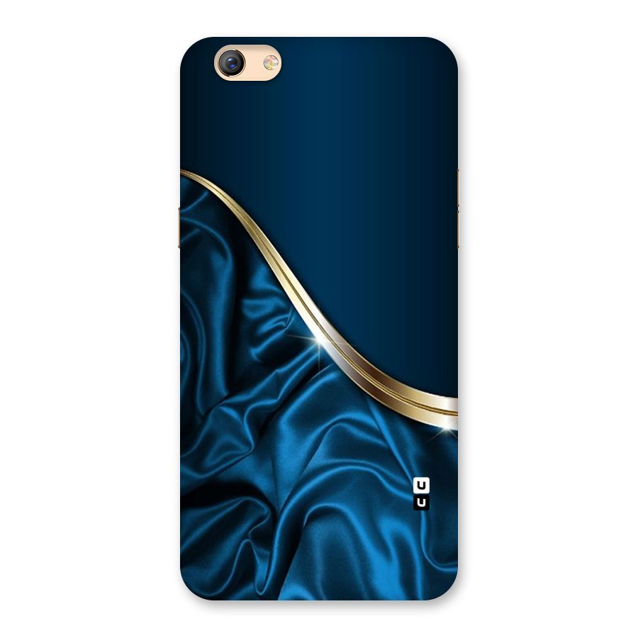 Blue Smooth Flow Back Case for Oppo F3 Plus