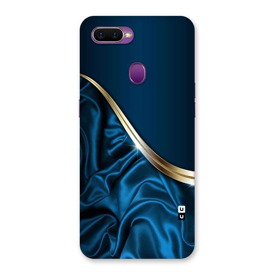 Blue Smooth Flow Back Case for Oppo F9