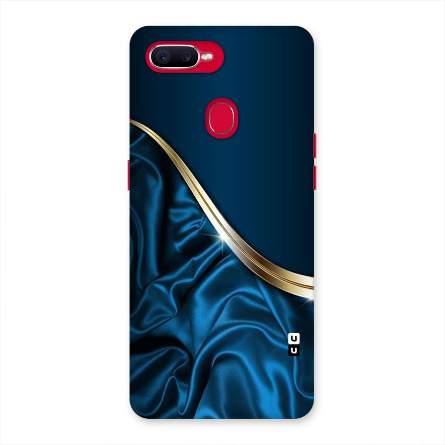 Blue Smooth Flow Back Case for Oppo F9 Pro