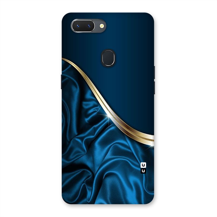 Blue Smooth Flow Back Case for Oppo Realme 2