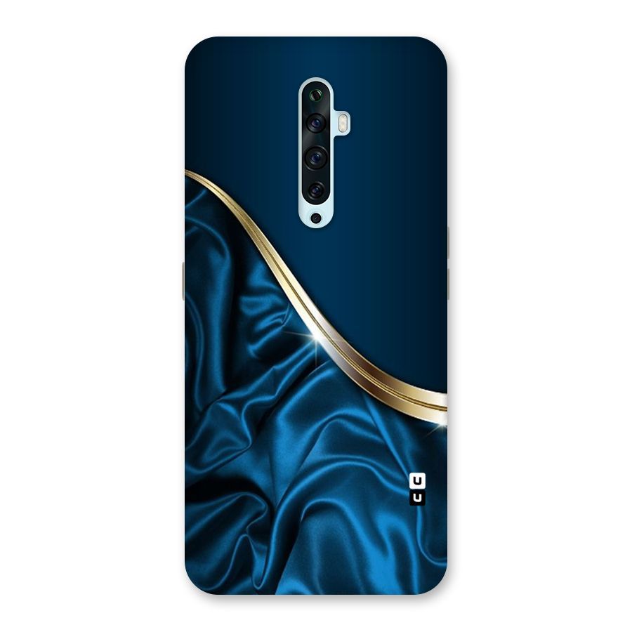 Blue Smooth Flow Back Case for Oppo Reno2 F