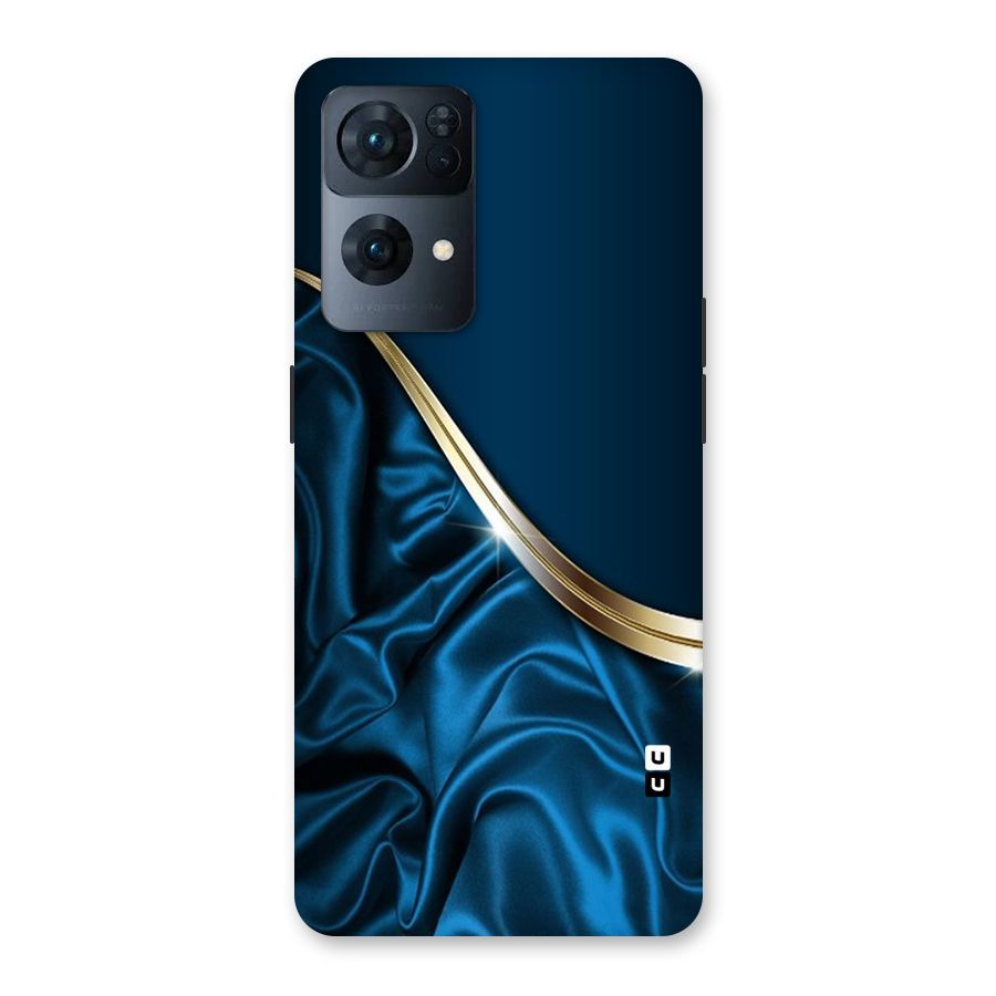 Blue Smooth Flow Back Case for Oppo Reno7 Pro 5G