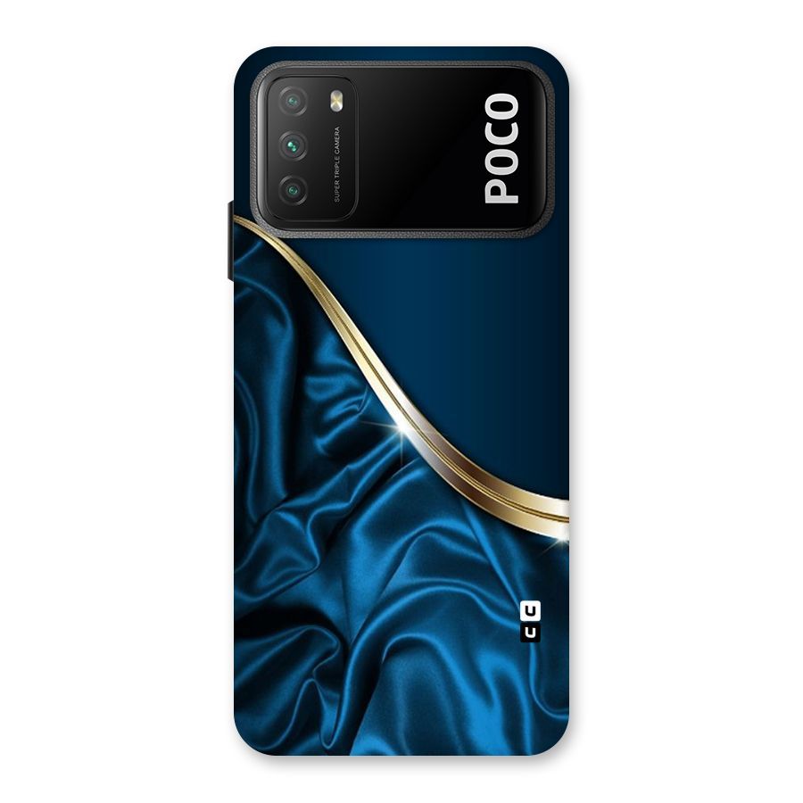 Blue Smooth Flow Back Case for Poco M3