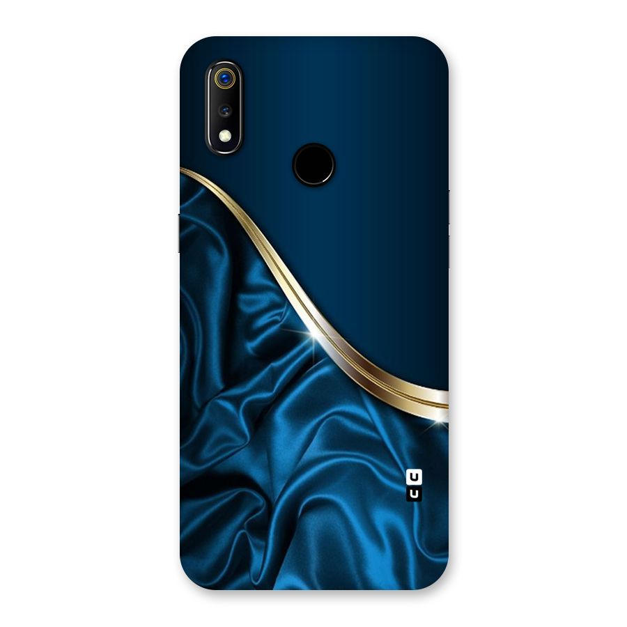 Blue Smooth Flow Back Case for Realme 3