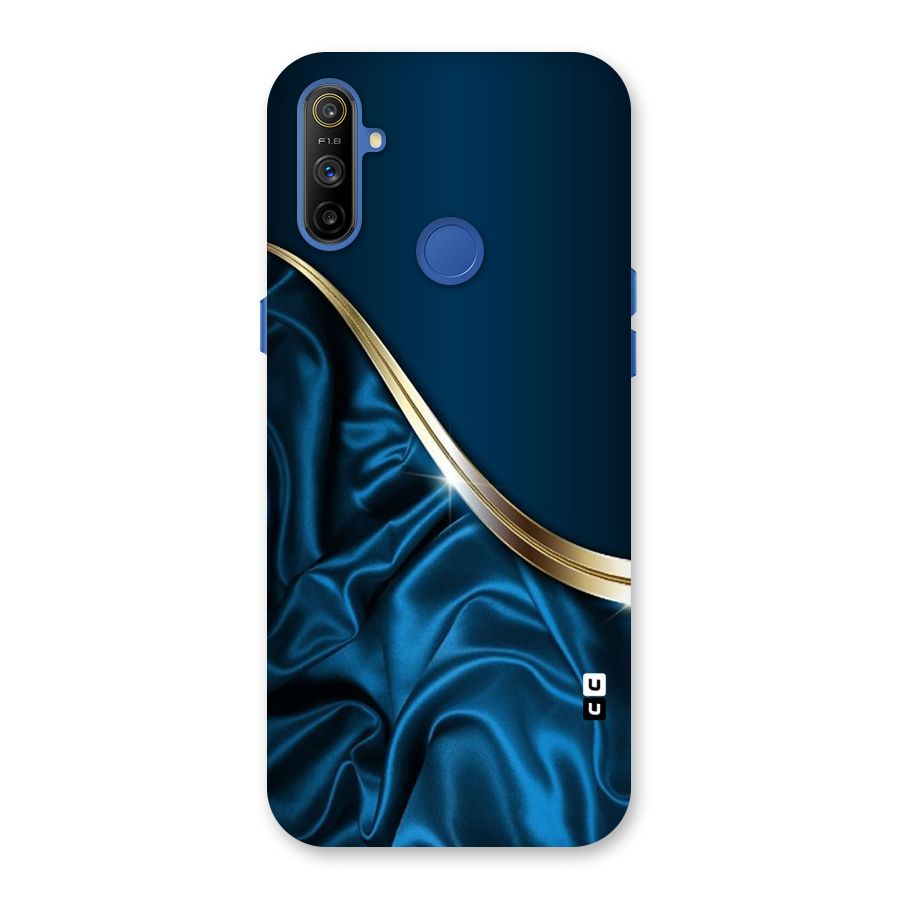 Blue Smooth Flow Back Case for Realme Narzo 10A