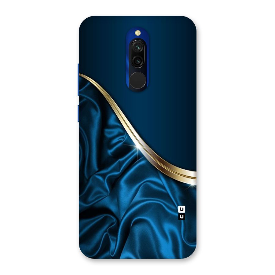 Blue Smooth Flow Back Case for Redmi 8