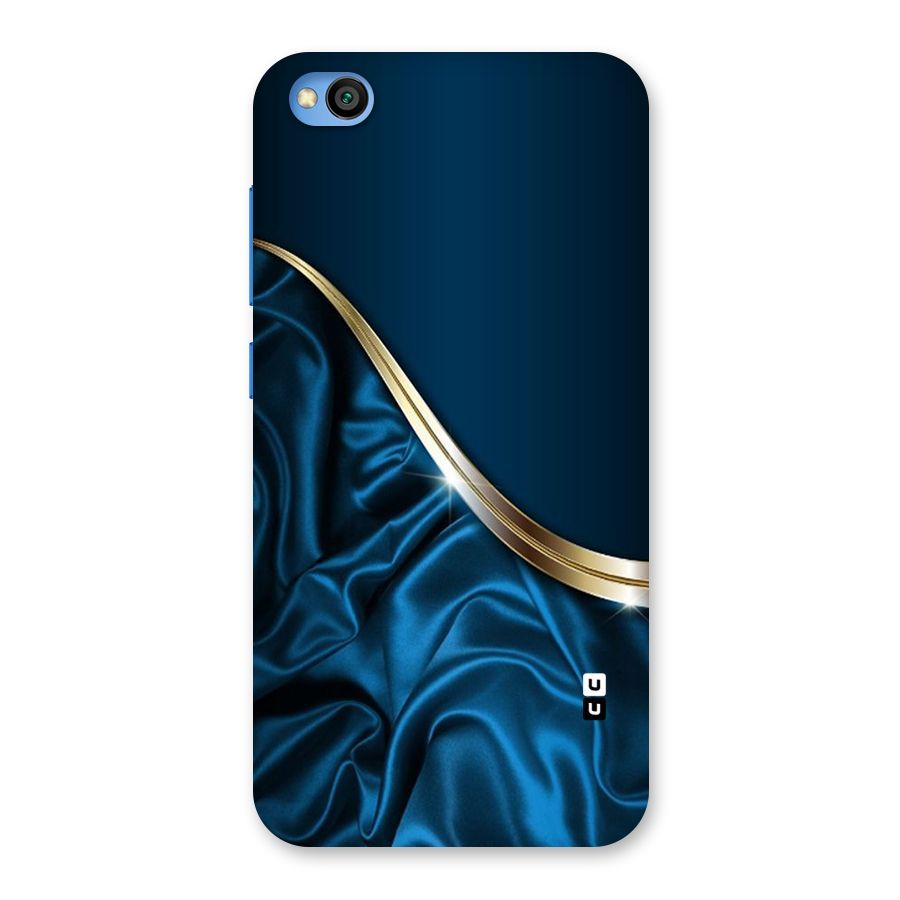 Blue Smooth Flow Back Case for Redmi Go