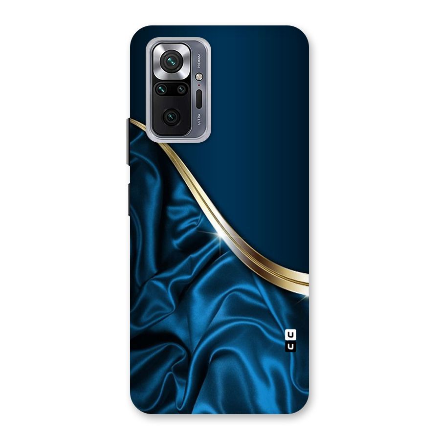 Blue Smooth Flow Back Case for Redmi Note 10 Pro