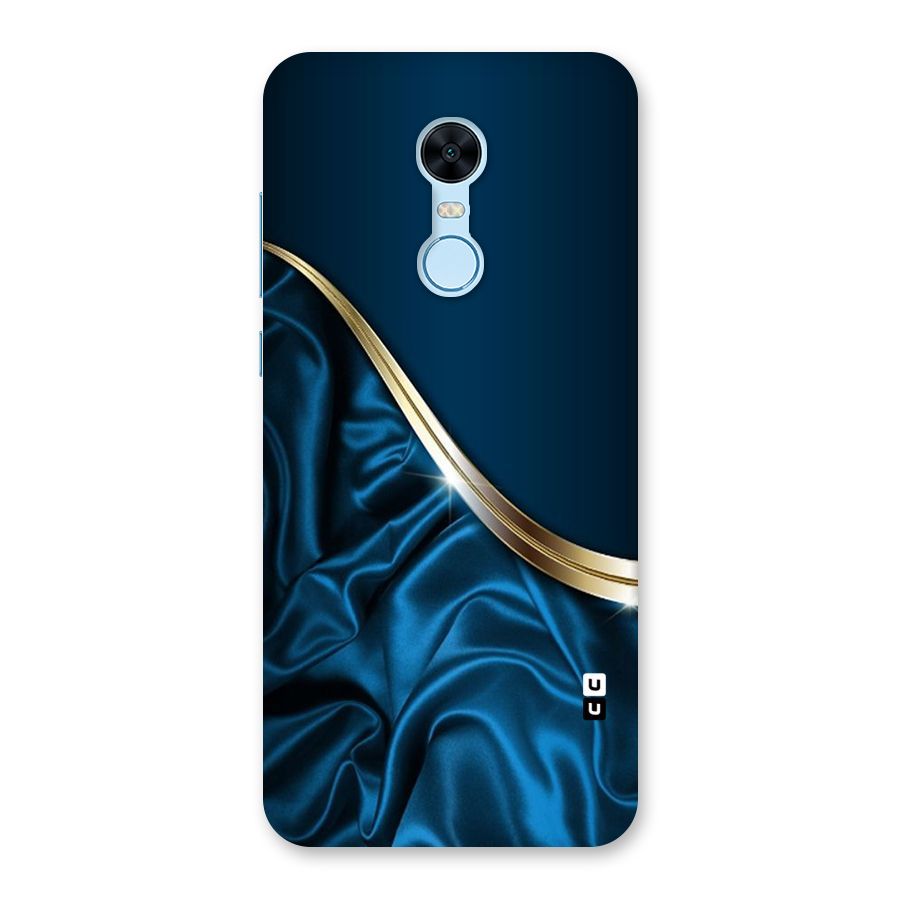 Blue Smooth Flow Back Case for Redmi Note 5