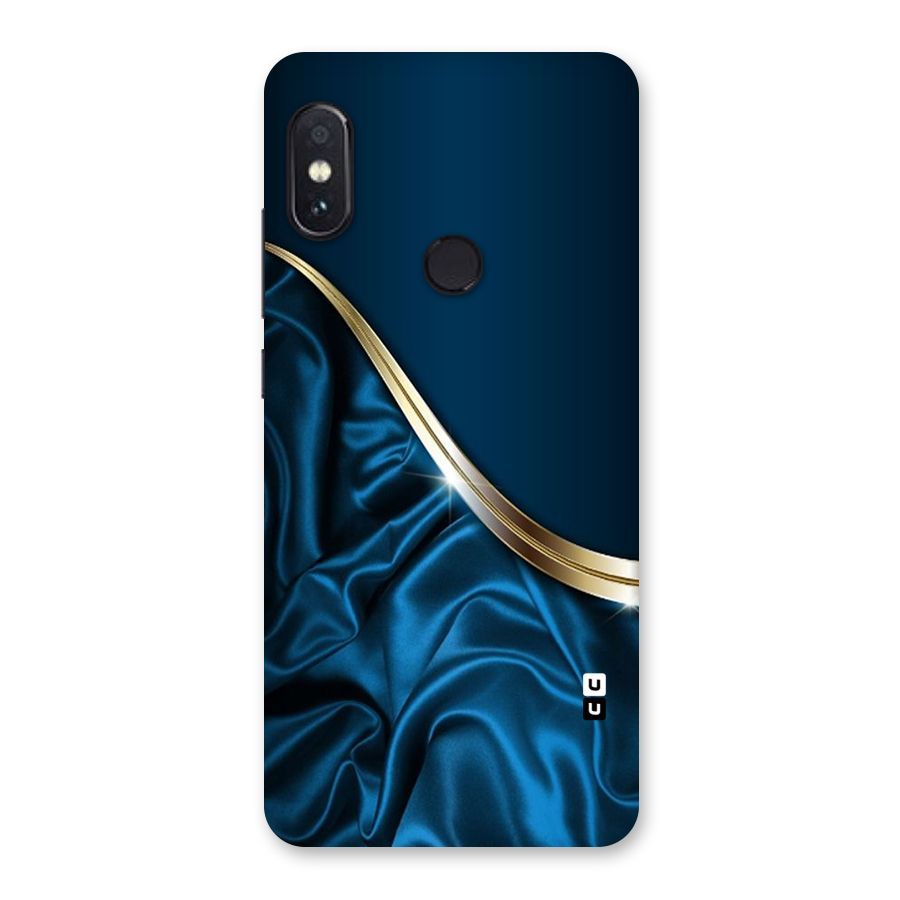 Blue Smooth Flow Back Case for Redmi Note 5 Pro