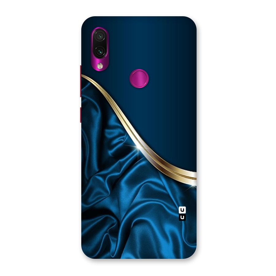 Blue Smooth Flow Back Case for Redmi Note 7 Pro