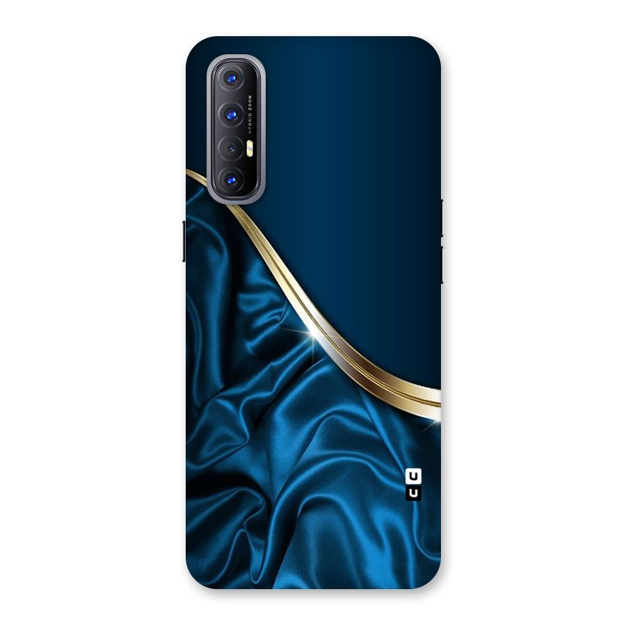 Blue Smooth Flow Back Case for Reno3 Pro