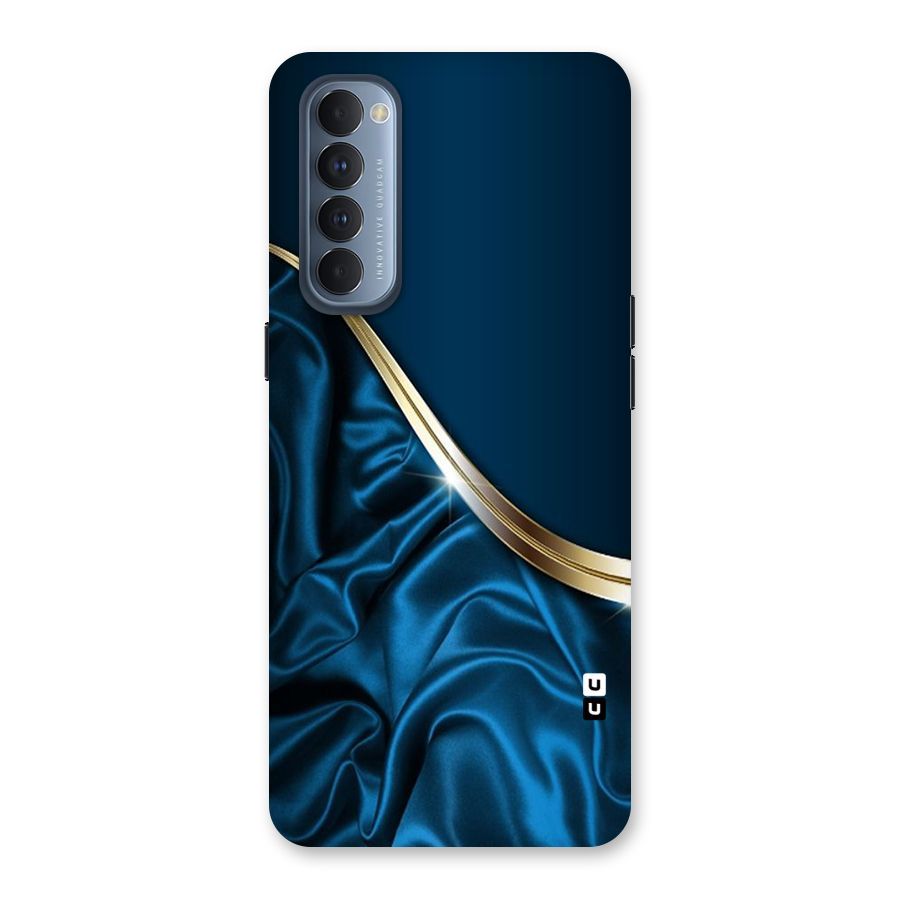 Blue Smooth Flow Back Case for Reno4 Pro