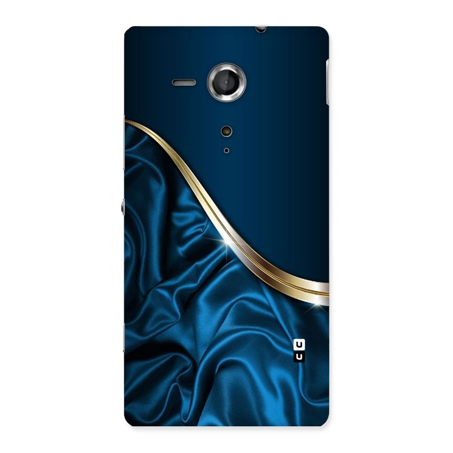 Blue Smooth Flow Back Case for Sony Xperia SP