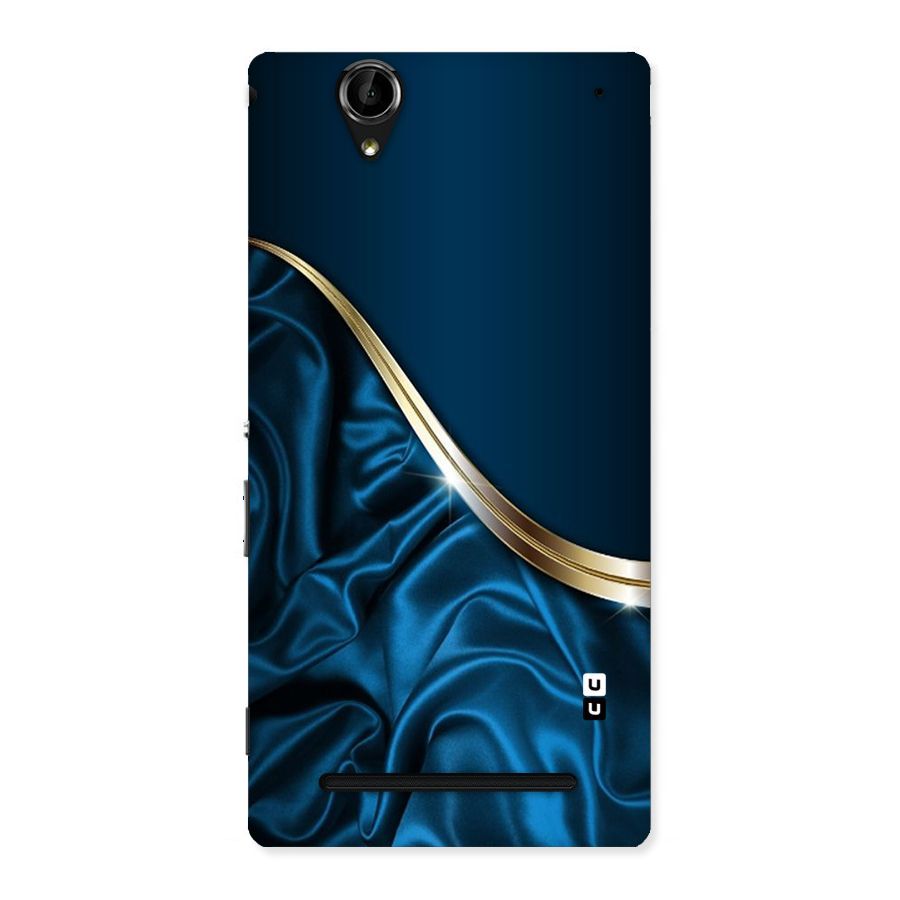 Blue Smooth Flow Back Case for Sony Xperia T2