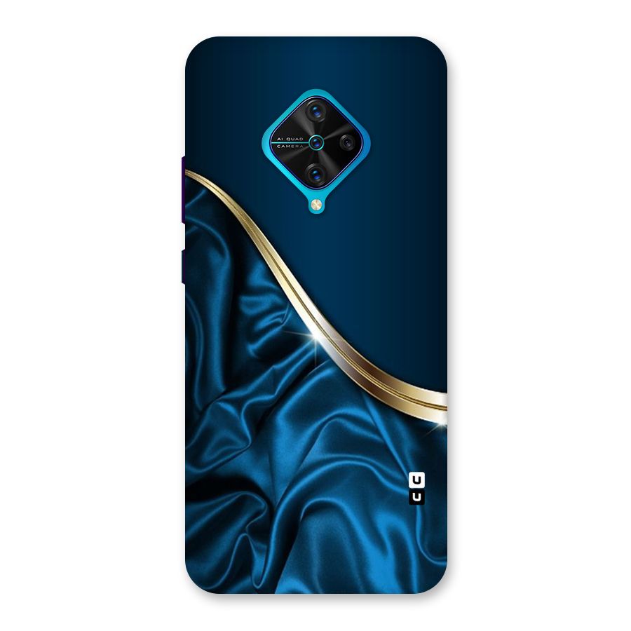 Blue Smooth Flow Back Case for Vivo S1 Pro