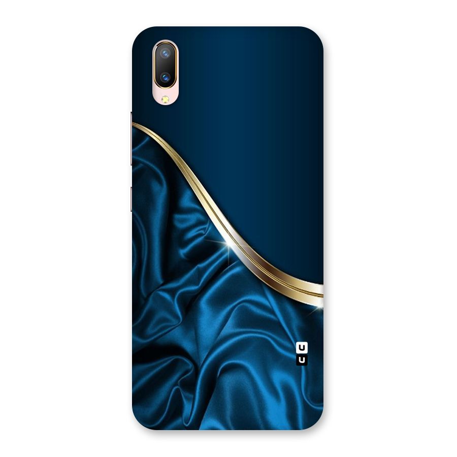 Blue Smooth Flow Back Case for Vivo V11 Pro