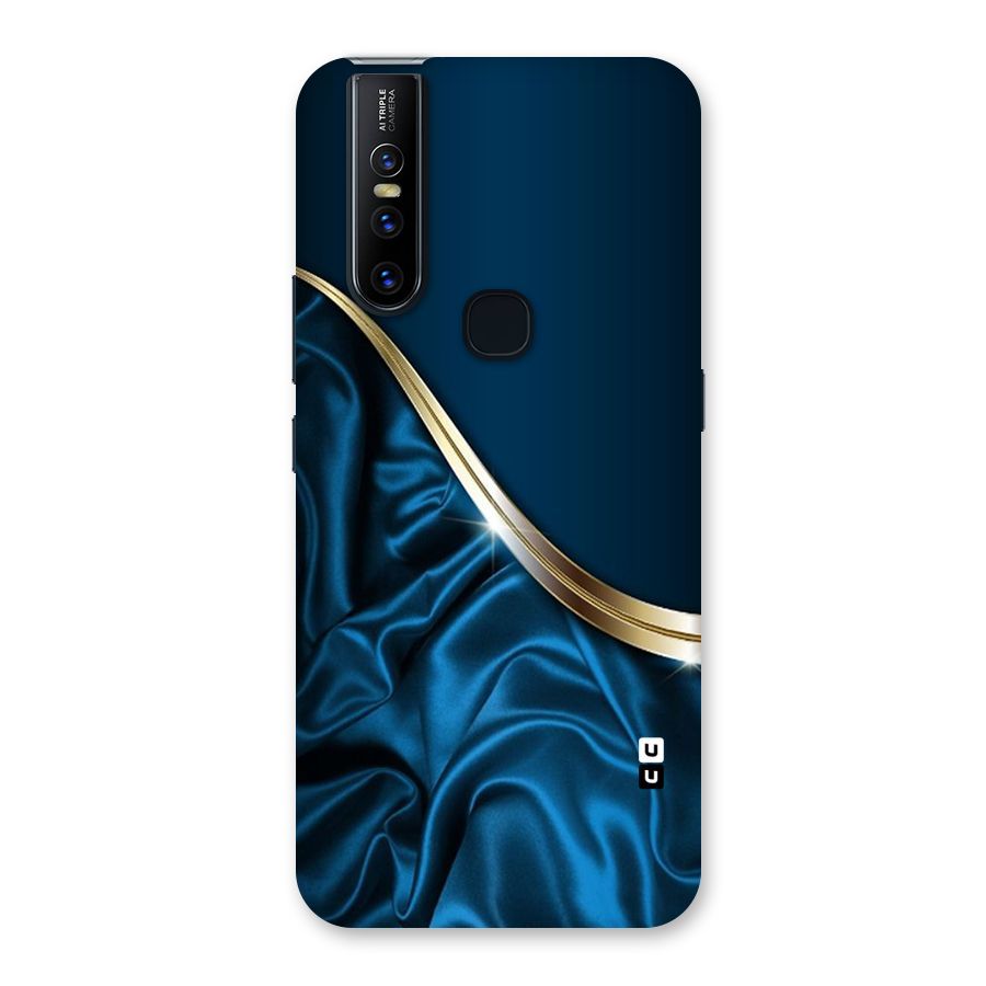 Blue Smooth Flow Back Case for Vivo V15