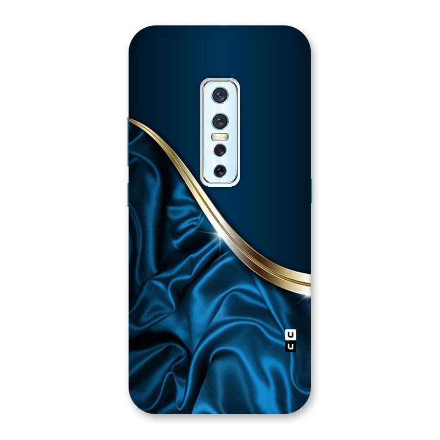 Blue Smooth Flow Back Case for Vivo V17 Pro