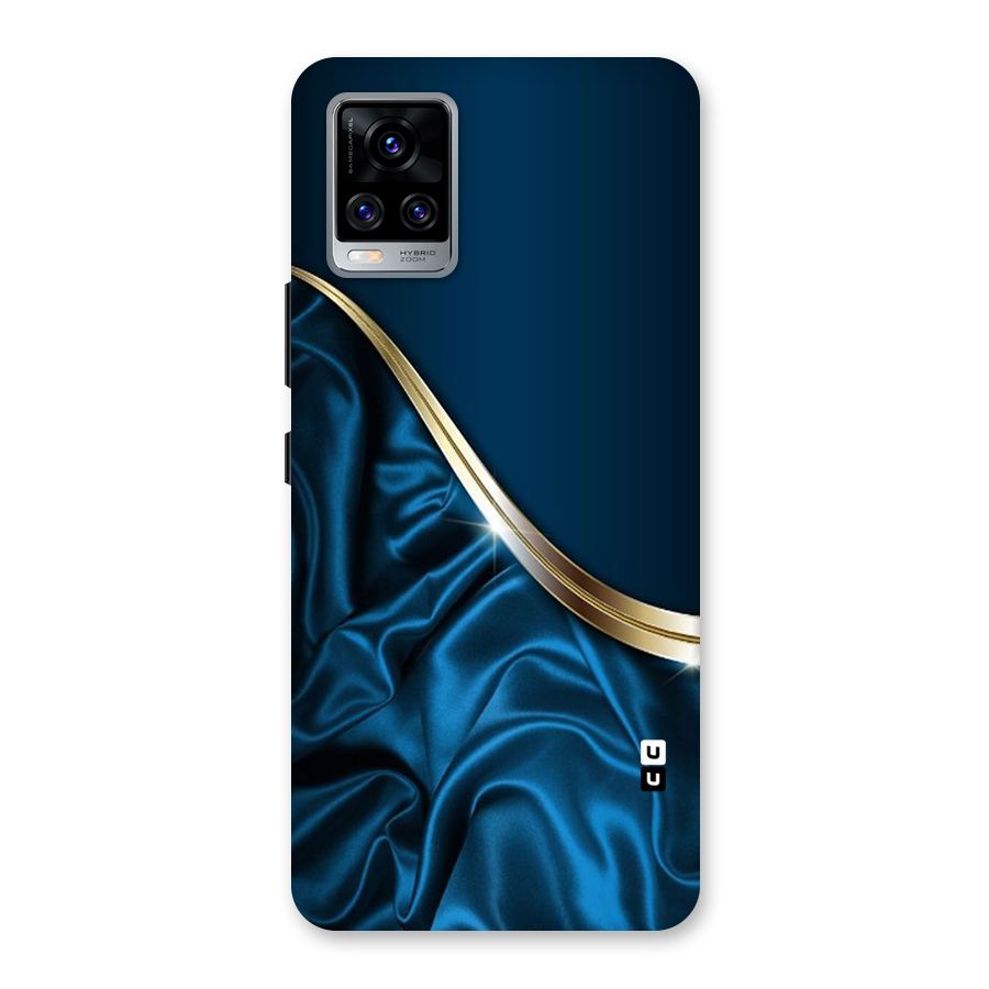 Blue Smooth Flow Back Case for Vivo V20 Pro