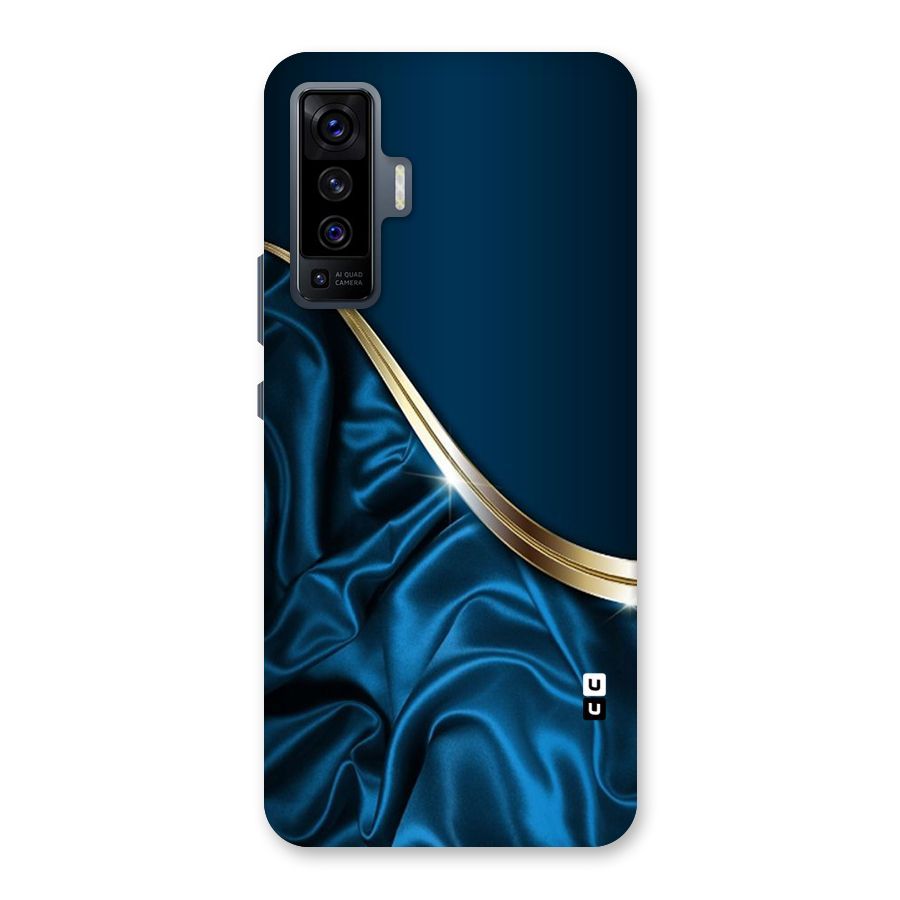 Blue Smooth Flow Back Case for Vivo X50