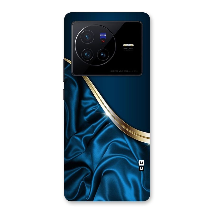 Blue Smooth Flow Back Case for Vivo X80