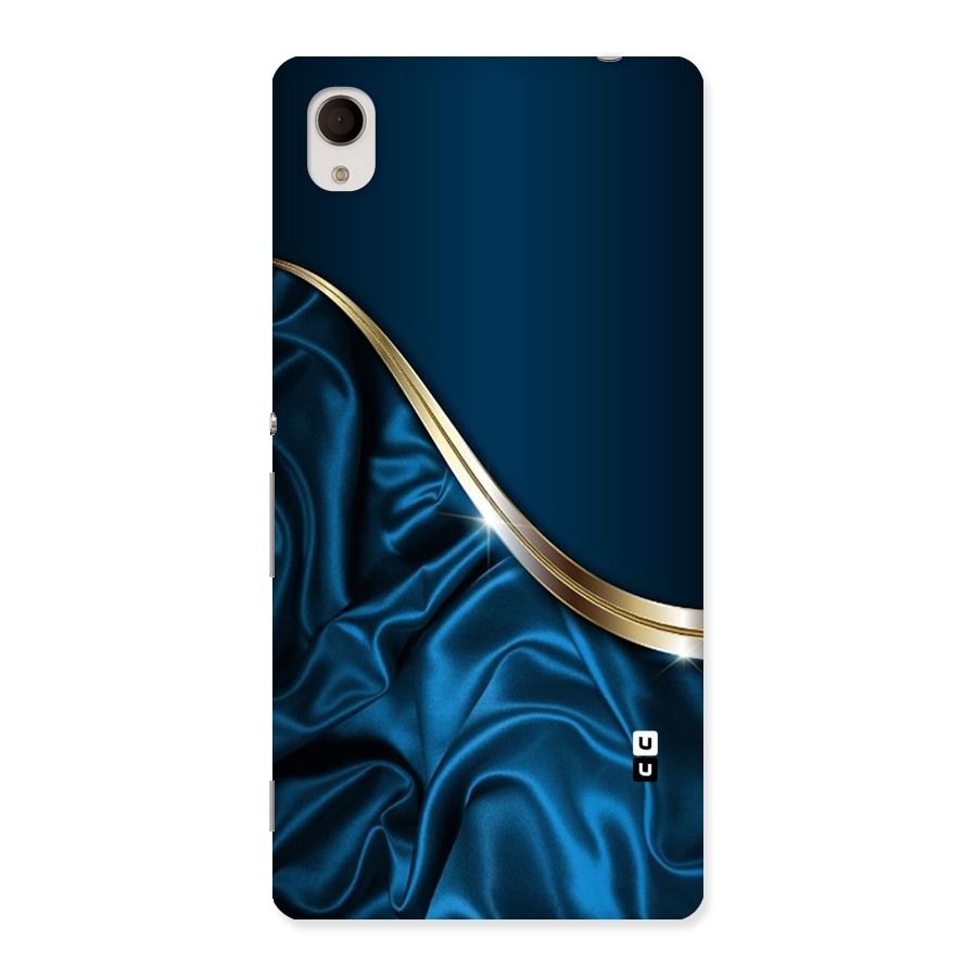 Blue Smooth Flow Back Case for Xperia M4 Aqua