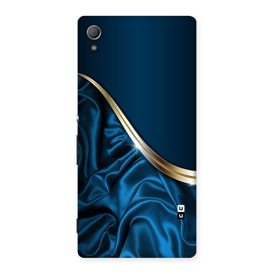 Blue Smooth Flow Back Case for Xperia Z3 Plus