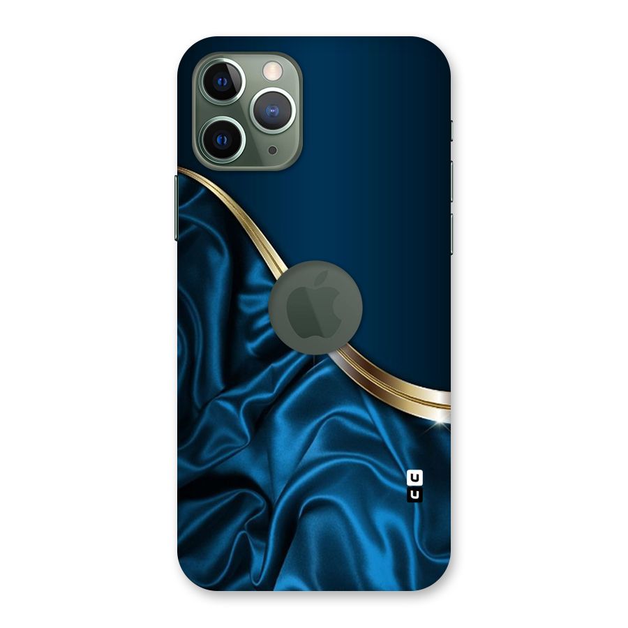 Blue Smooth Flow Back Case for iPhone 11 Pro Logo  Cut