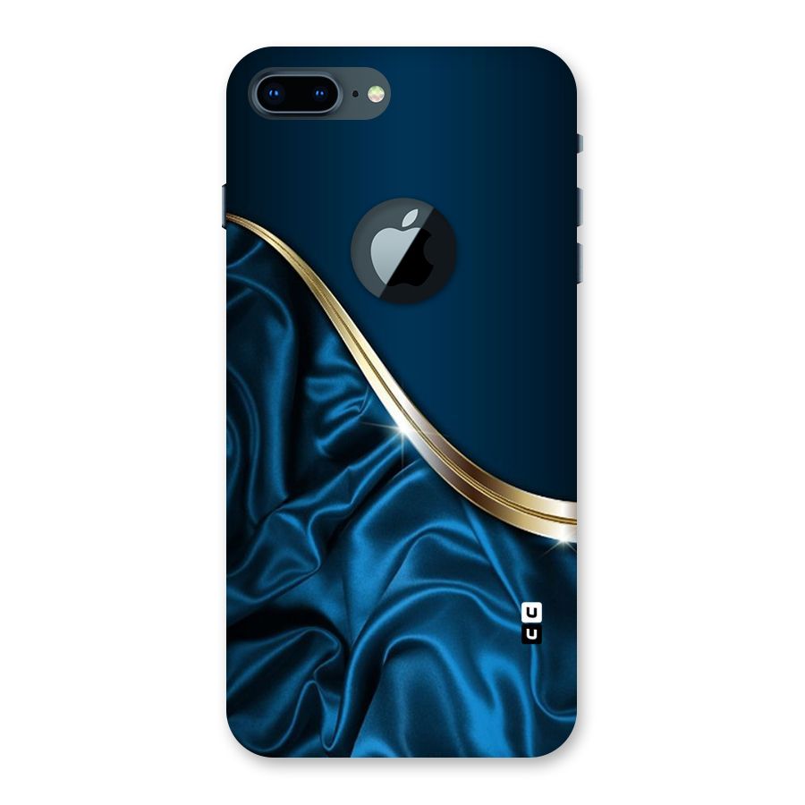 Blue Smooth Flow Back Case for iPhone 7 Plus Logo Cut