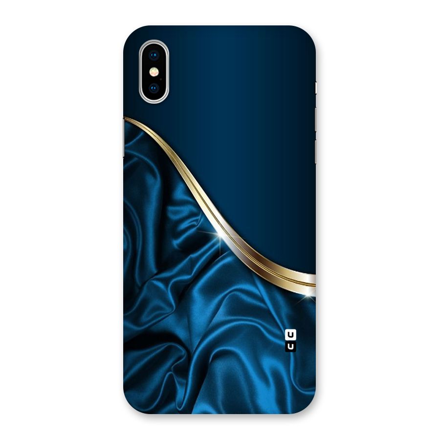 Blue Smooth Flow Back Case for iPhone XS
