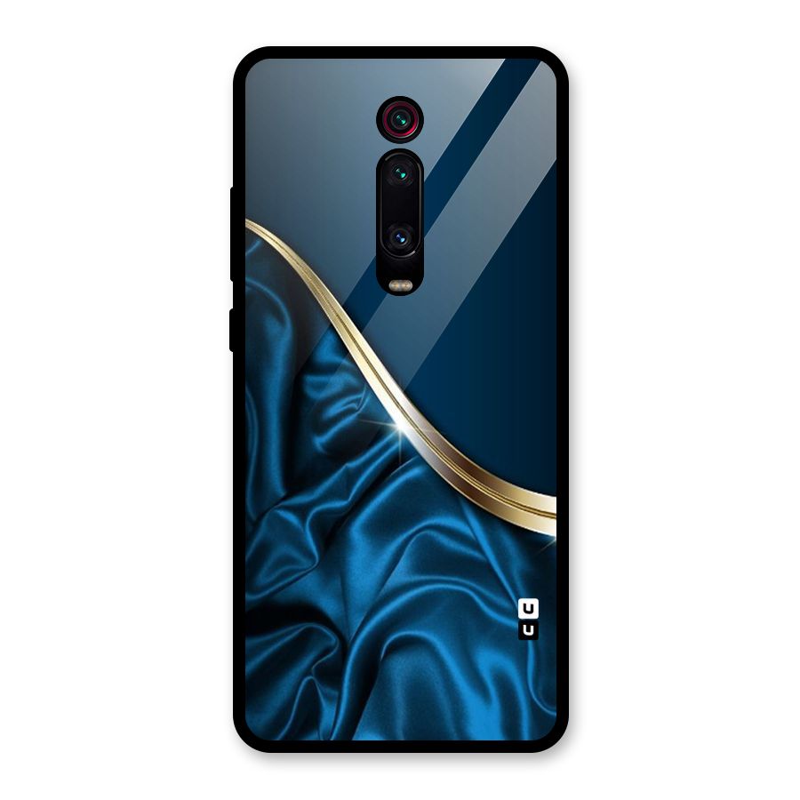 Blue Smooth Flow Glass Back Case for Redmi K20 Pro