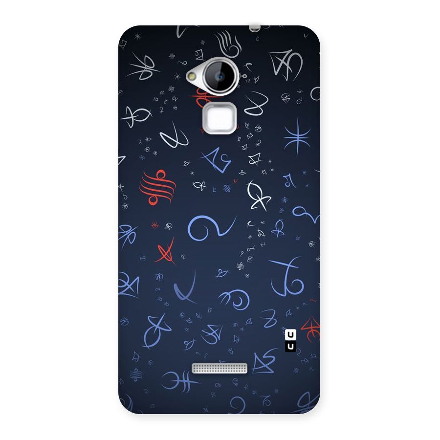 Blue Symbols Back Case for Coolpad Note 3