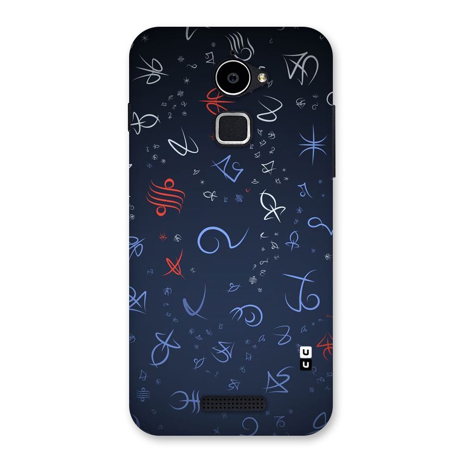 Blue Symbols Back Case for Coolpad Note 3 Lite