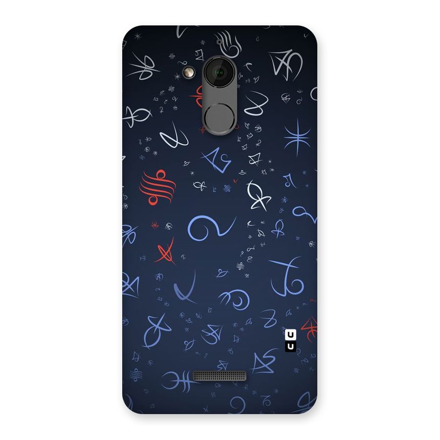 Blue Symbols Back Case for Coolpad Note 5