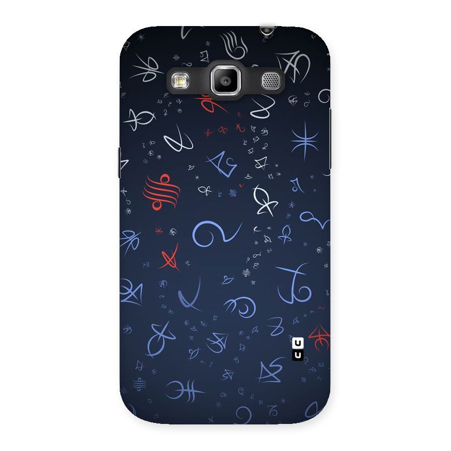 Blue Symbols Back Case for Galaxy Grand Quattro