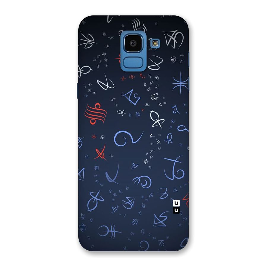 Blue Symbols Back Case for Galaxy On6