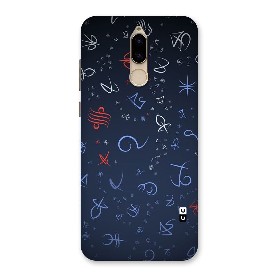 Blue Symbols Back Case for Honor 9i
